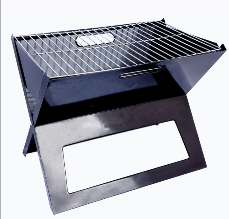 The new outdoor X-shaped thickened folding charcoal grill and portable creative grill are only for foreign trade and export Specification image