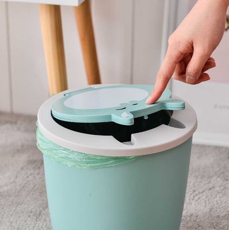 Desktop multi-functional, sturdy and durable classified trash can Specification image