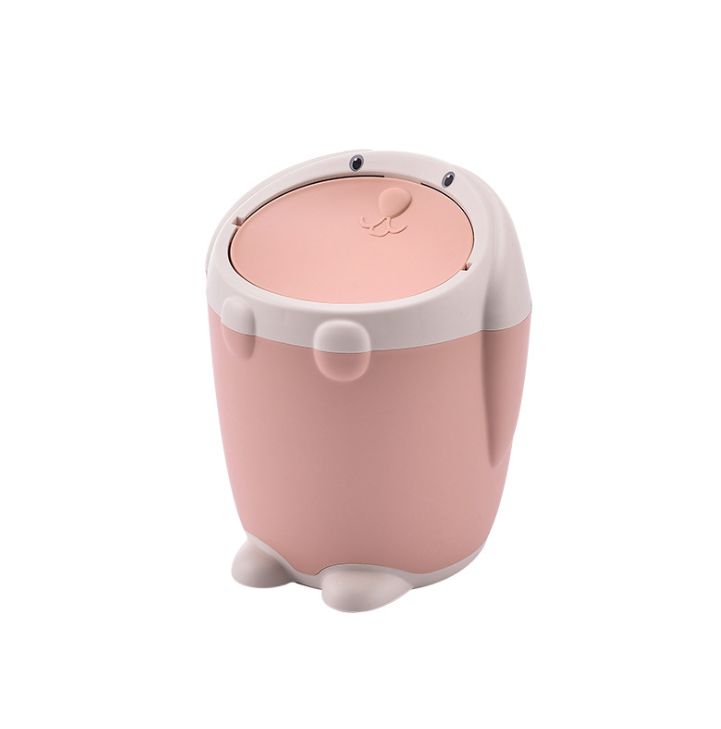 Cartoon little white rabbit desktop trash can Item Picture