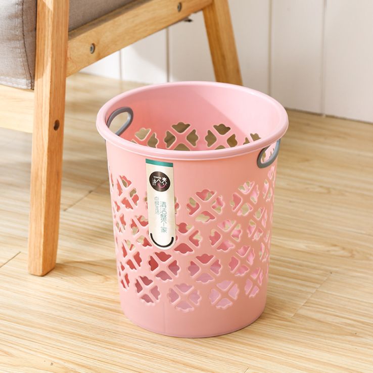 Round, durable, large-capacity household classified trash can Specification image