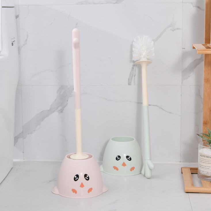 儿童可爱小鸟马桶刷卡通造型刷子产品图