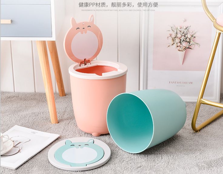 Desktop multi-functional, sturdy and durable classified trash can details Picture