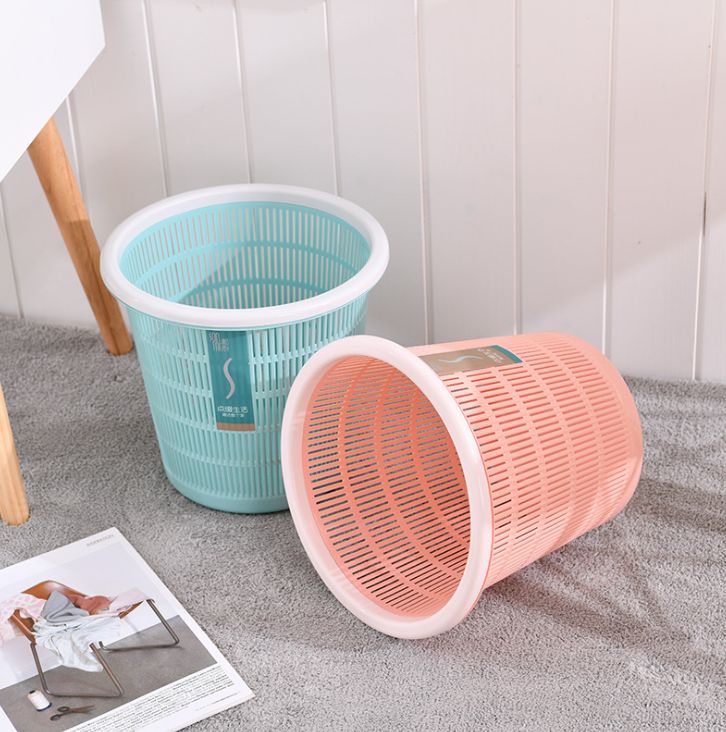 Creative and fashionable home hollowed-out trash can Specification image