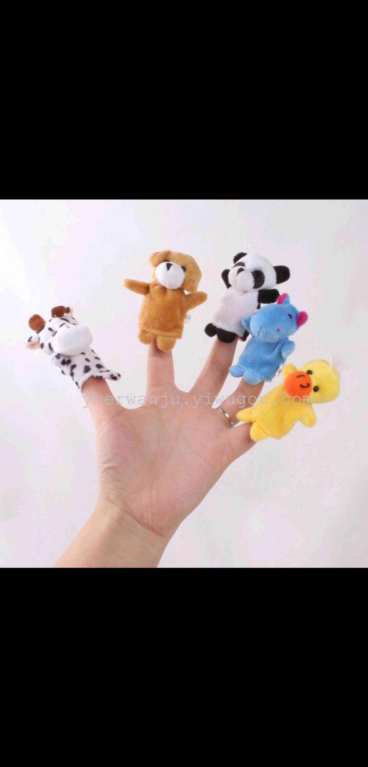毛绒指偶 动物玩偶10款动物 讲故事玩具详情图8