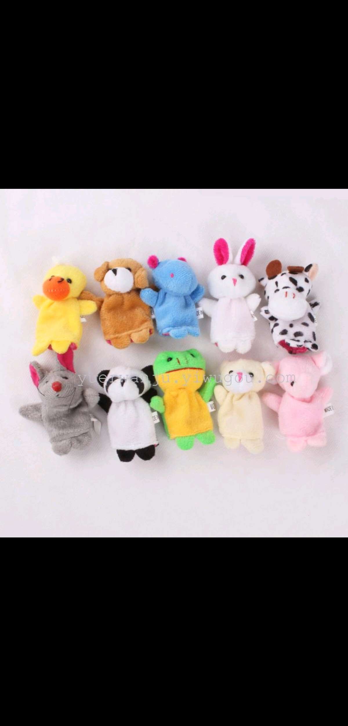 毛绒指偶 动物玩偶10款动物 讲故事玩具详情图6