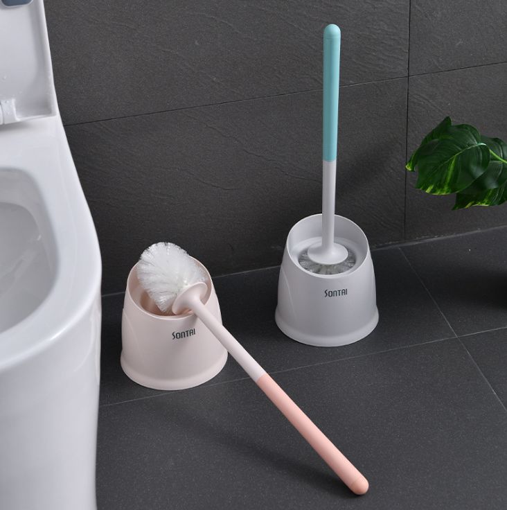 Simple and creative home-style draining toilet brush Application Scenario