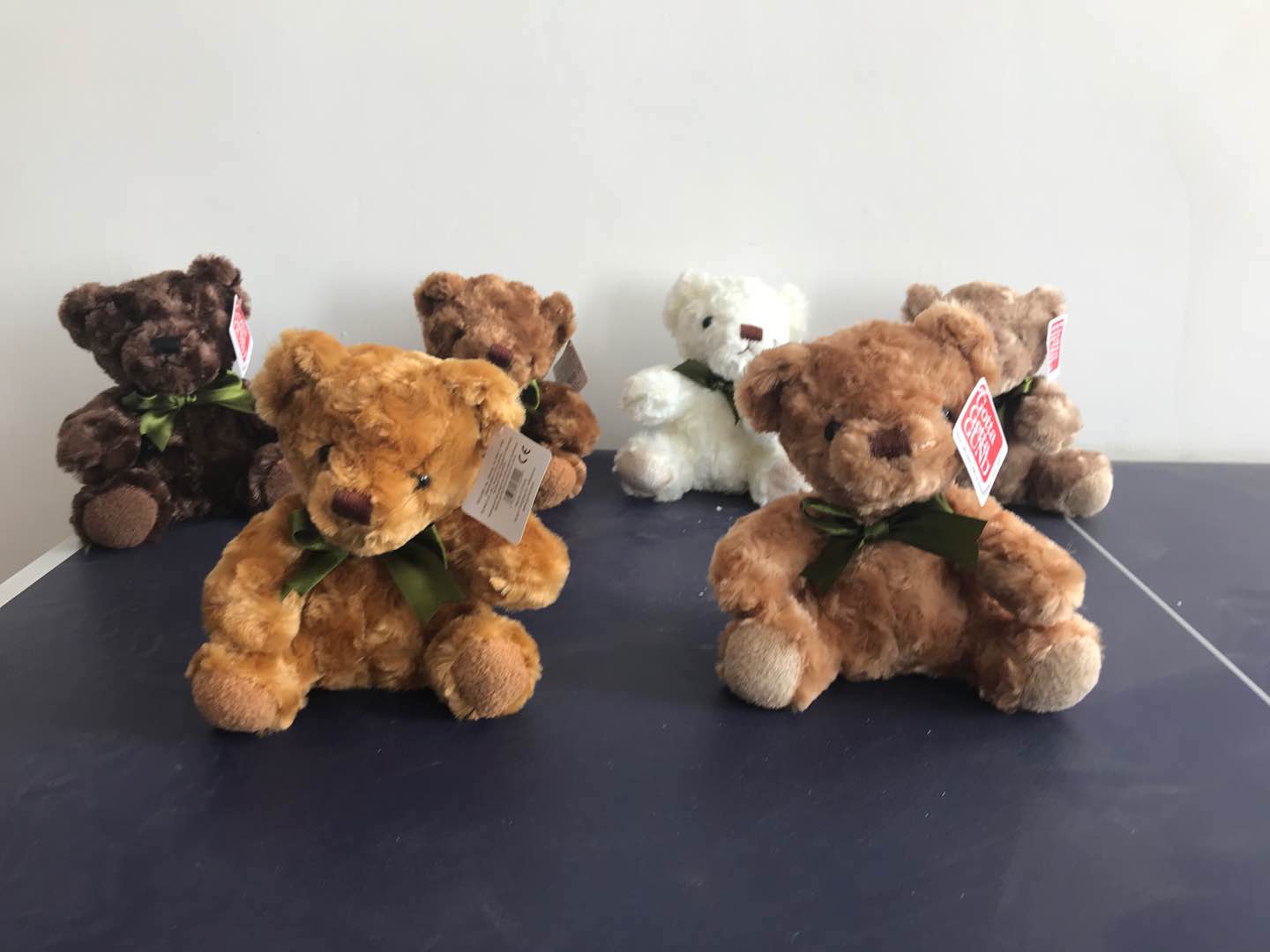 Rose velvet little bear children's cute toy dolls, wedding dolls, and gifts to throw away