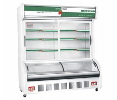 1.8m ordering cabinet, commercial dual-temperature food stall ordering cabinet, barbecue and spicy hot pot display freezer, refrigerated and frozen fruit preservation cabinet details Picture