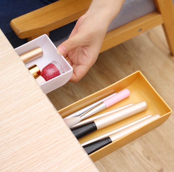 Desk bottom drawer storage box Desk top box Yiwu manufacturers desk bottom hidden box cabinet drawer storage box