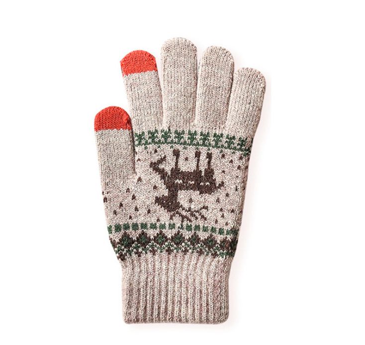 Simple and fashionable fitness full-finger gloves suitable for both men and women to wear for exercise. Jacquard deer best-selling breathable gloves Application Scenario