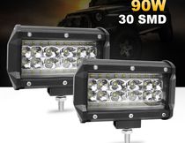 90W car lights 12-36V SUV Jeep front lighting modified headlights car working lights