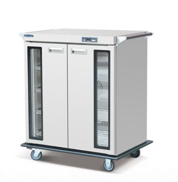 تنقل عربة الوجبات الخفيفة ذات الأبواب المزدوجة MJ-BW4A/GF-2800a أربعة طوابق من أجل وجبات الطعام المطبوخة في فندق عربة الطعام