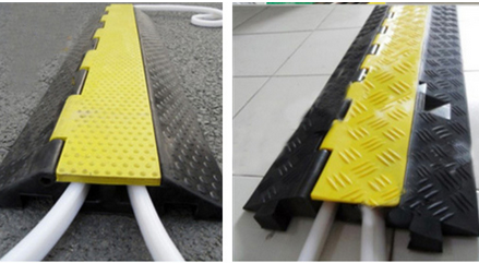PVC橡胶线槽二线槽减速带线槽板 舞台线槽电线保护槽户外压线板详情图4