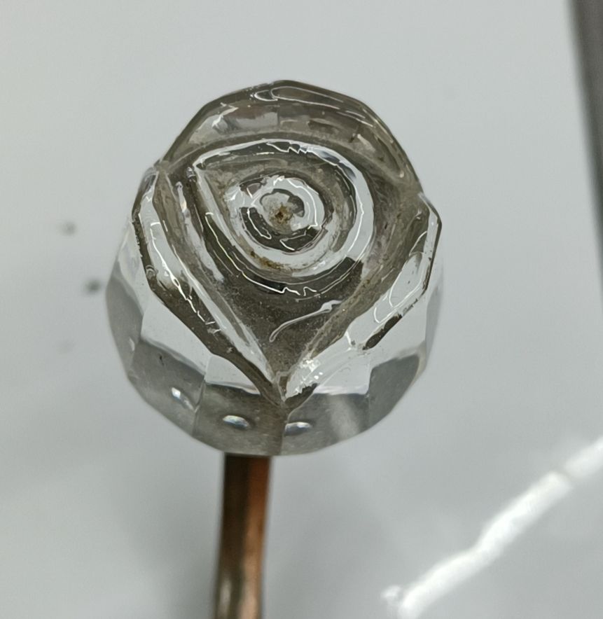 蝶飞舞窗饰 热销爆款窗帘水晶挂钩 墙钩简约现代合金窗帘配件固定钩配饰产品图