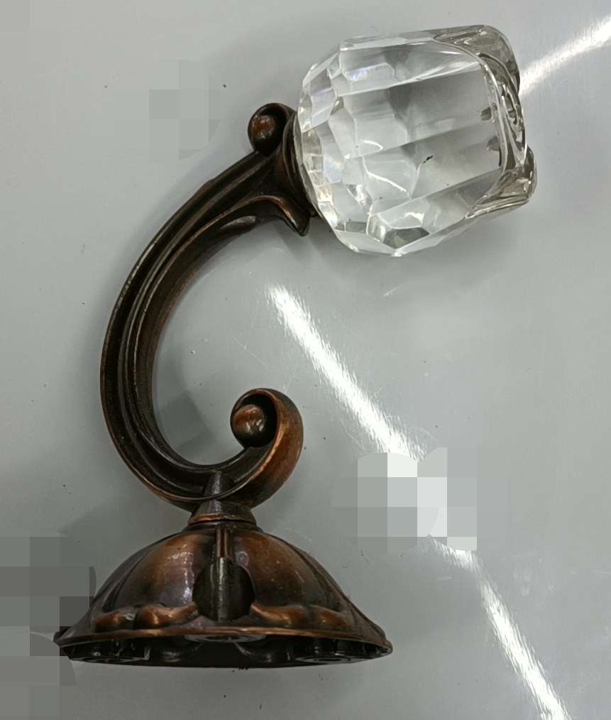 蝶飞舞窗饰 热销爆款窗帘水晶挂钩 墙钩简约现代合金窗帘配件固定钩配饰详情图3