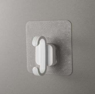 无痕粘钩厨房浴室墙面门后壁挂免打孔塑料吸盘挂钩仅供外贸外销产品图