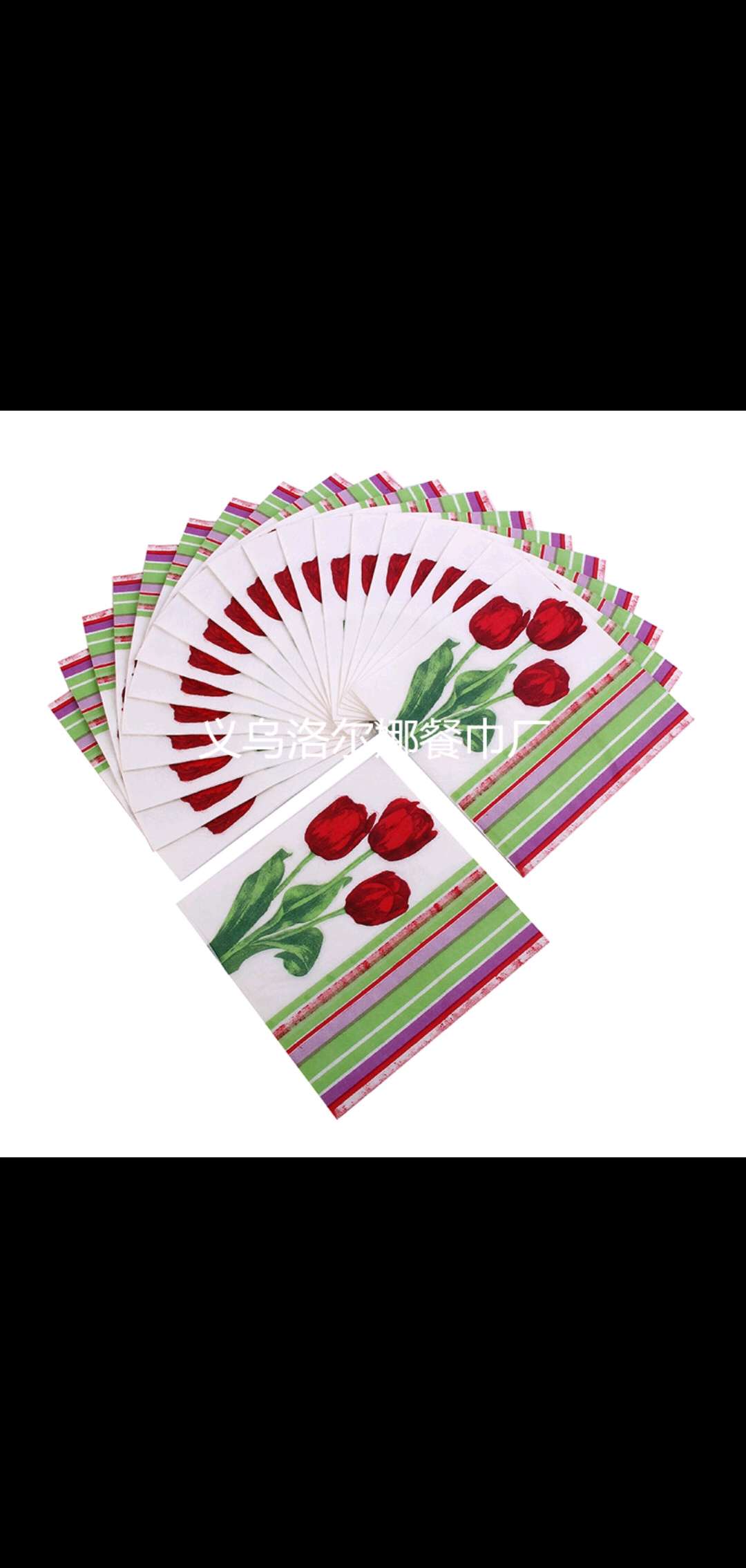 Floral napkin thumbnail