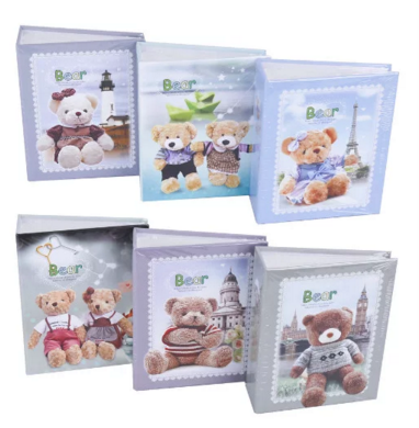 印刷面卡通小熊大六寸100张相册儿童相册家庭影集相薄详情图2