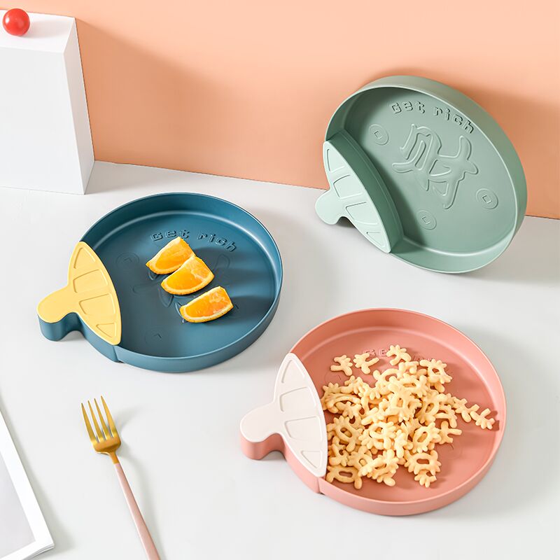 "Prosperity dried fruit plate, plastic fruit plate, New Year snack plate, melon seed box, home plate, simple and modern. Application Scenario