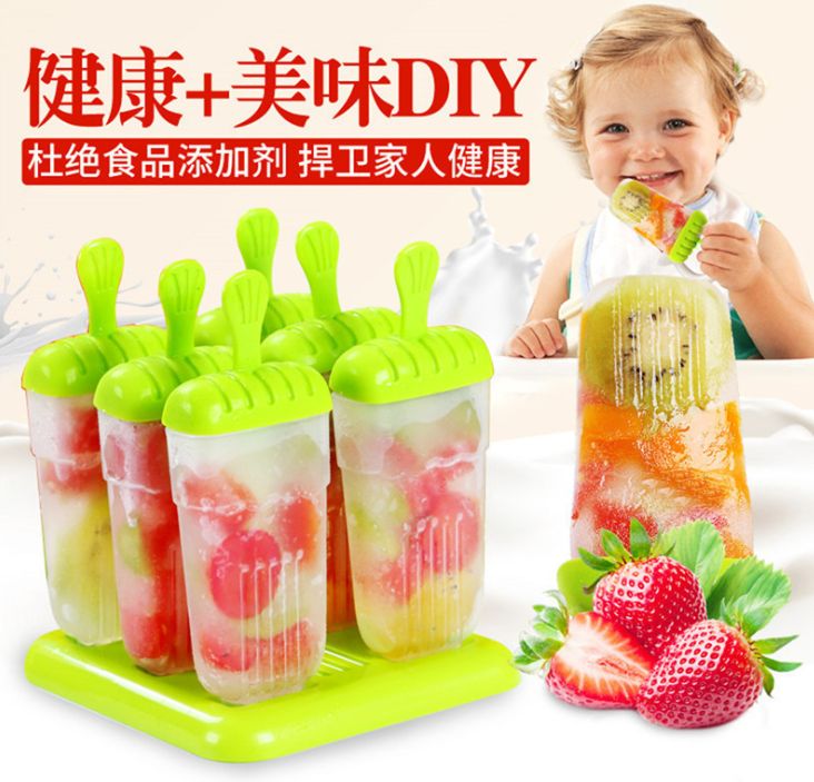 Plastic Popsicle ice cream mold Ice cream Popsicle ice cream mold Ice cream mold Creative ice cream