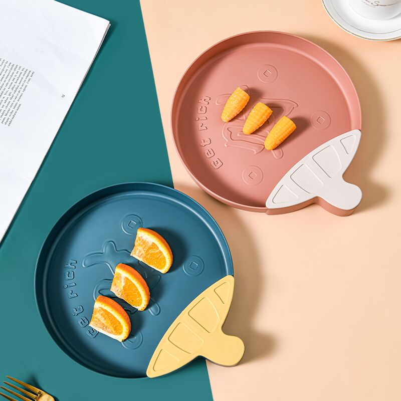 "Prosperity dried fruit plate, plastic fruit plate, New Year snack plate, melon seed box, home plate, simple and modern. full figure