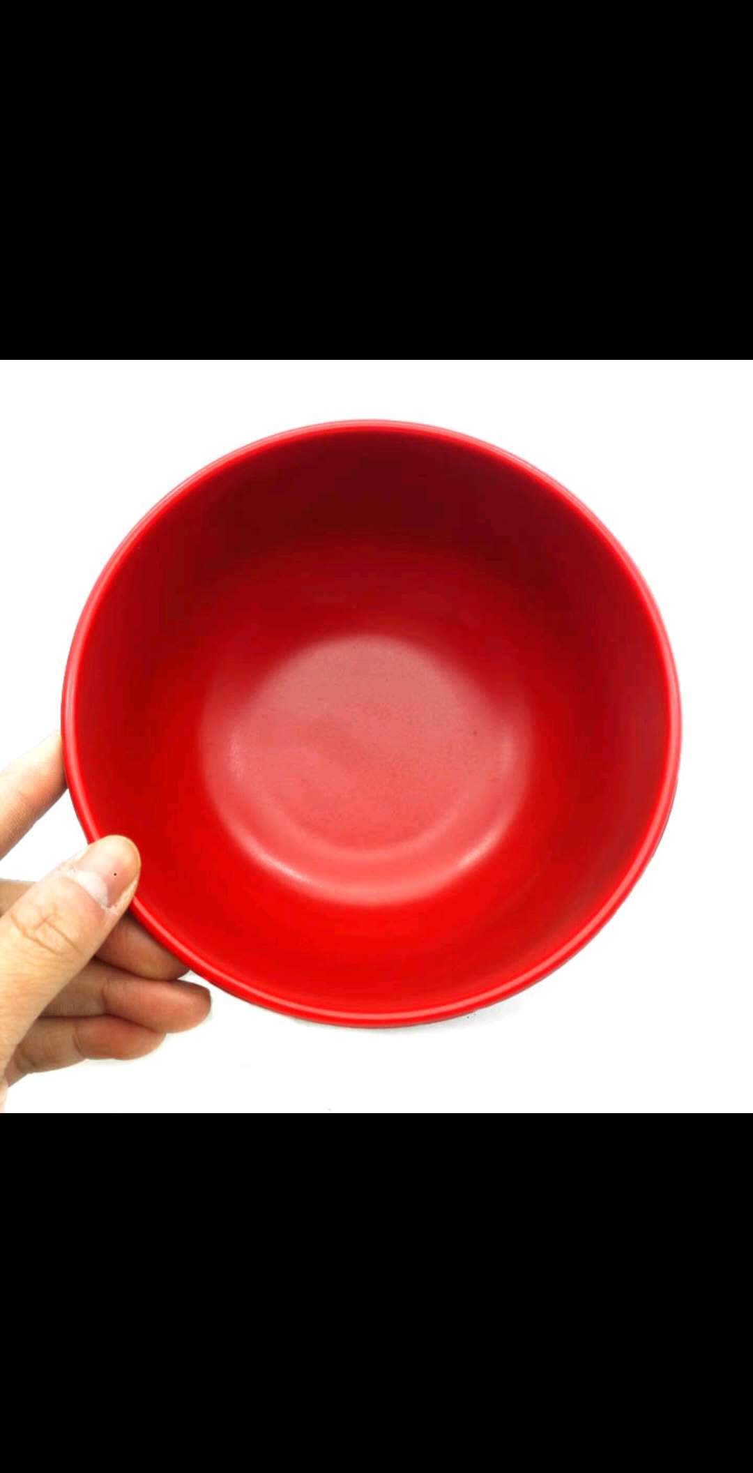 Two-color melamine bowl