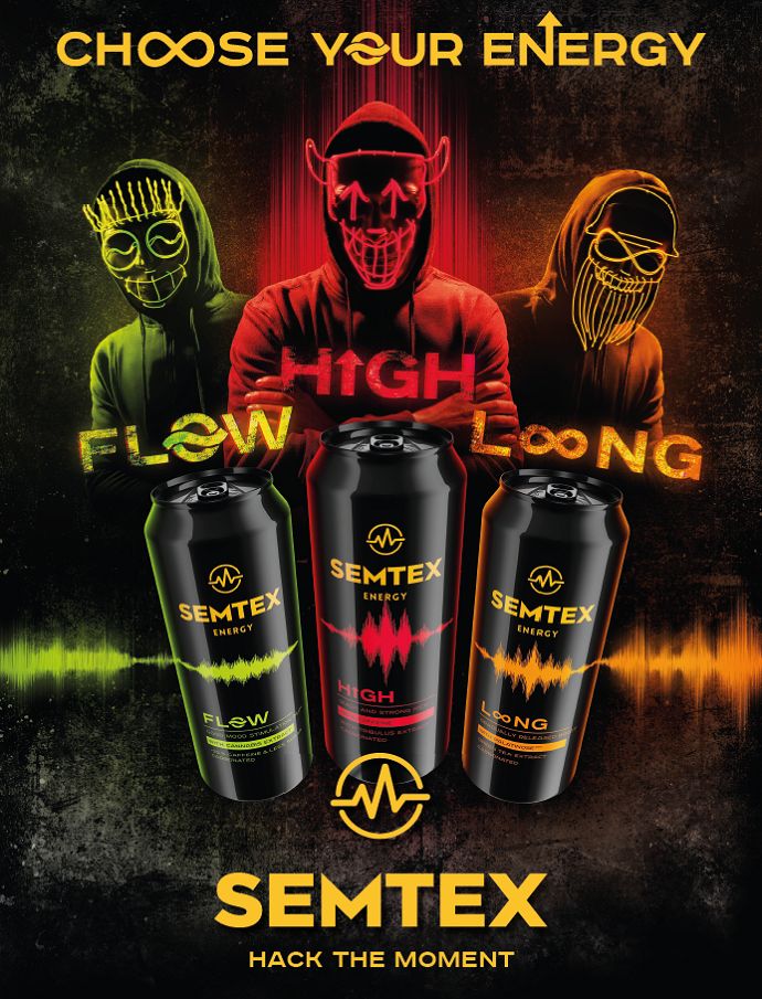 Semtex能量饮料High高 0,5L细节图