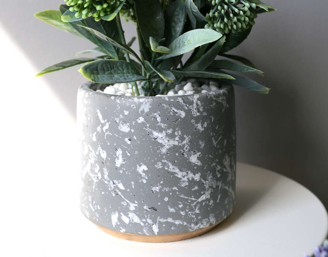 Hanlv simulation potted plants, bonsai, home decoration items, coffee tables, TV cabinets, dining tables and tabletop decorations Specification image