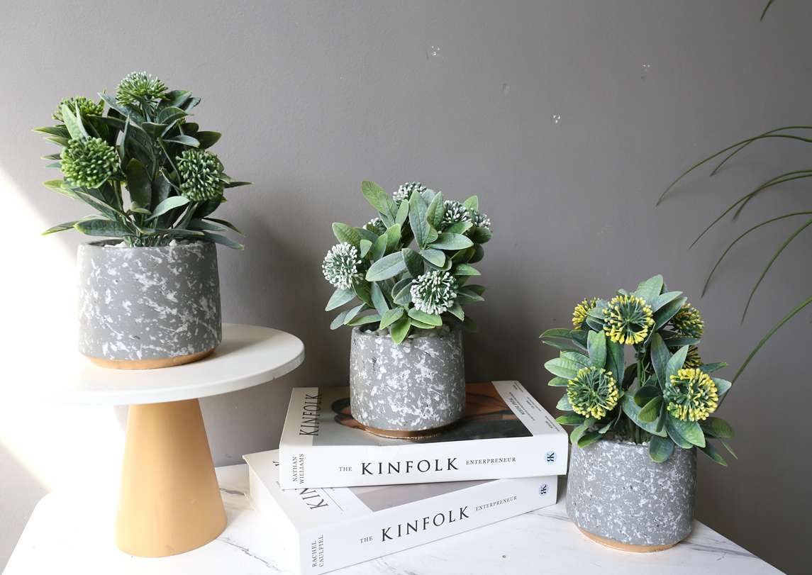 Hanlv simulation potted plants, bonsai, home decoration items, coffee tables, TV cabinets, dining tables and tabletop decorations Item Picture