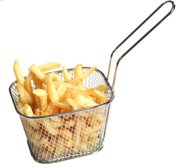 French fries basket, square fried potato basket, bread rack, fried chicken draining basket, pastry basket, mini fried potato basket, leaky spoon detail image 3