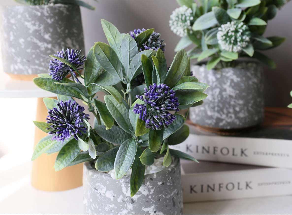 Hanlv simulation potted plants, bonsai, home decoration items, coffee tables, TV cabinets, dining tables and tabletop decorations Application Scenario