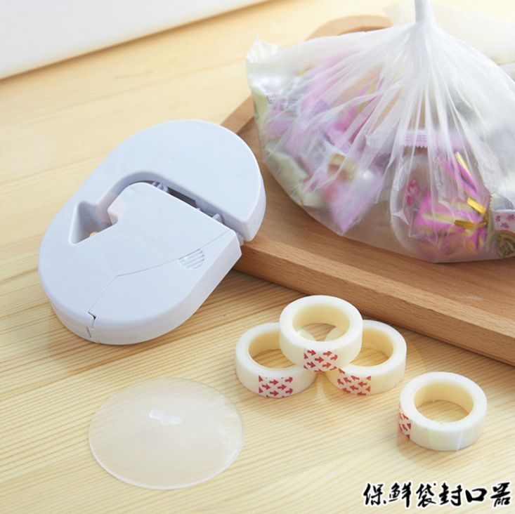 创意家用保鲜旅行便携迷你封口机零食塑料袋密封机手压热封塑封机细节图