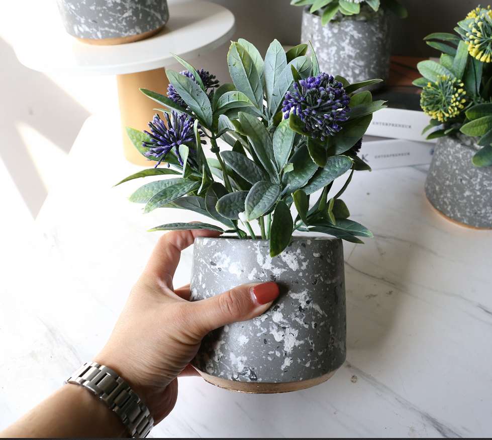 Hanlv simulation potted plants, bonsai, home decoration items, coffee tables, TV cabinets, dining tables and tabletop decorations detail image 1
