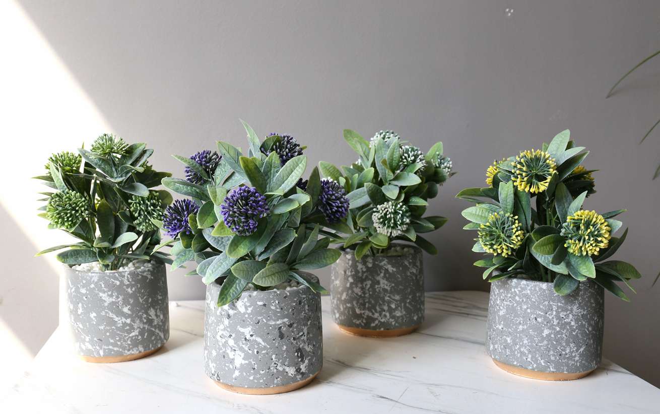 Hanlv simulation potted plants, bonsai, home decoration items, coffee tables, TV cabinets, dining tables and tabletop decorations detail image 8