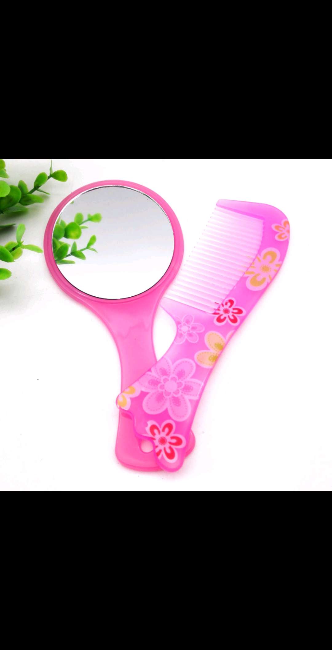 Mirror comb two-piece set