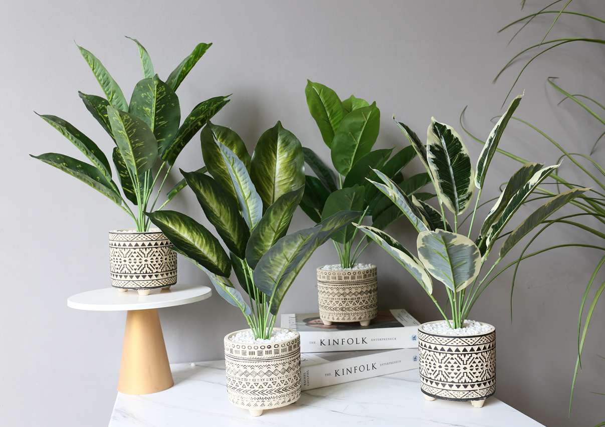 Hanlv simulation turtle-back Leaf bonsai home decoration ornaments, coffee tables, TV cabinets, dining table top decoration potted plants detail image 5