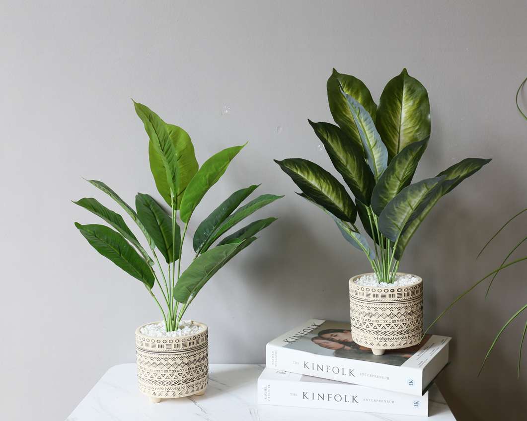 Hanlv simulation turtle-back Leaf bonsai home decoration ornaments, coffee tables, TV cabinets, dining table top decoration potted plants detail image 1