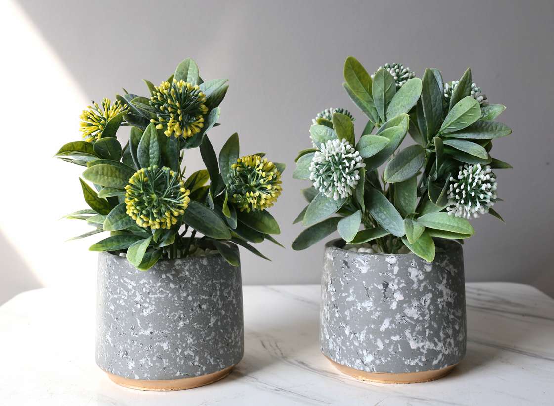 Hanlv simulation potted plants, bonsai, home decoration items, coffee tables, TV cabinets, dining tables and tabletop decorations detail image 4