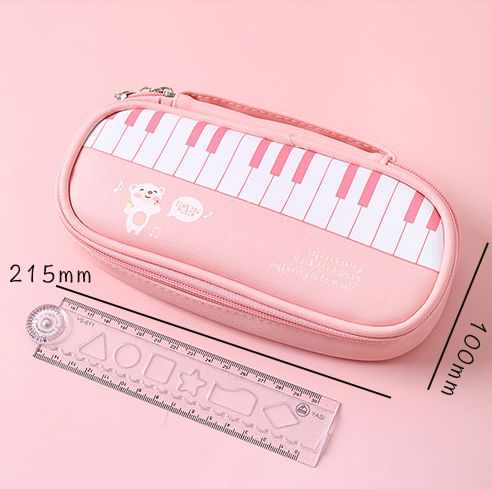 Pen bag Korean simple girl small fresh lovely large volume junior high school students multifunctional pencil box pencil box primary school children stationery bag pencil bag female Q thumbnail