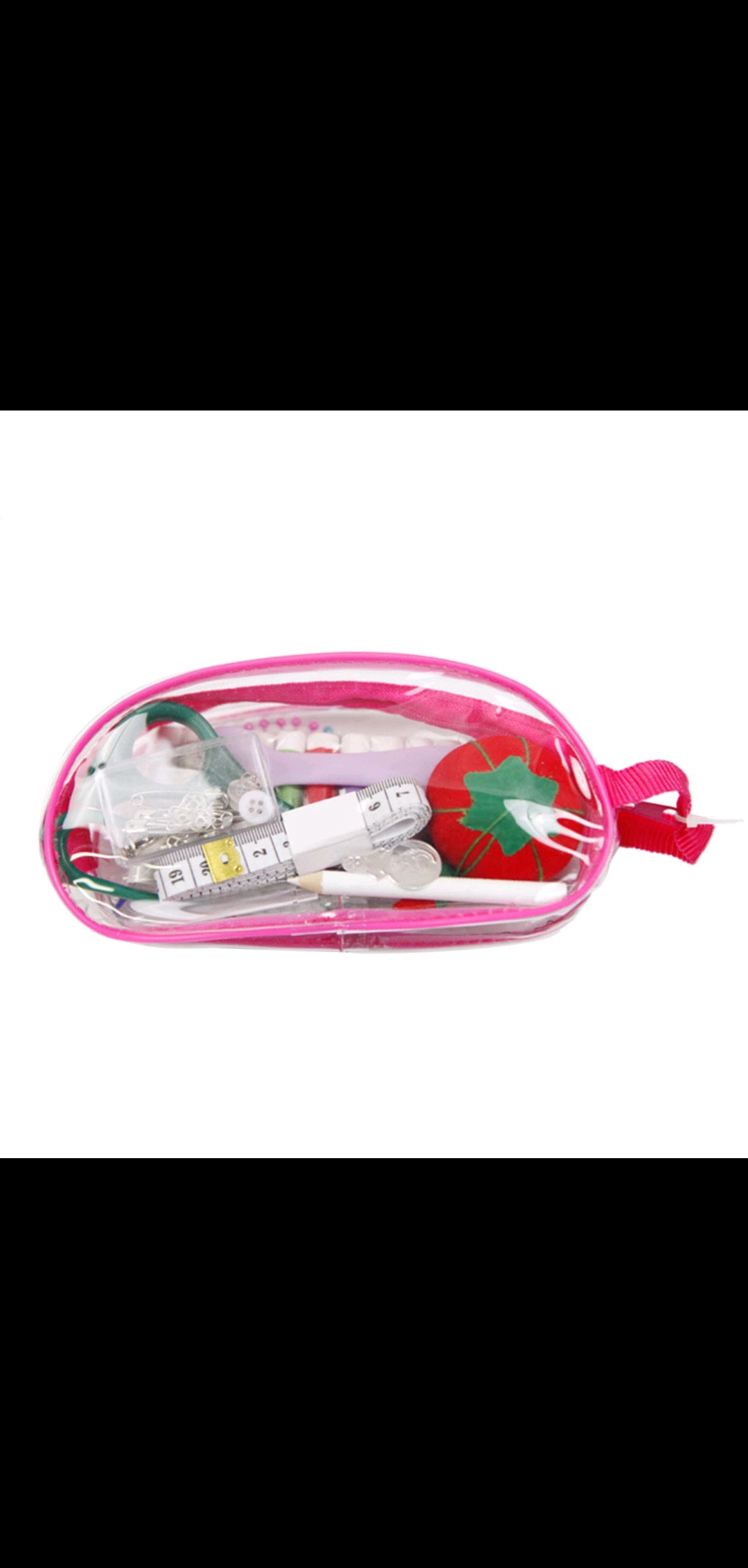 PVC针线包 塑料透明针线包 居家实用 收纳针线 厂家直销详情图2