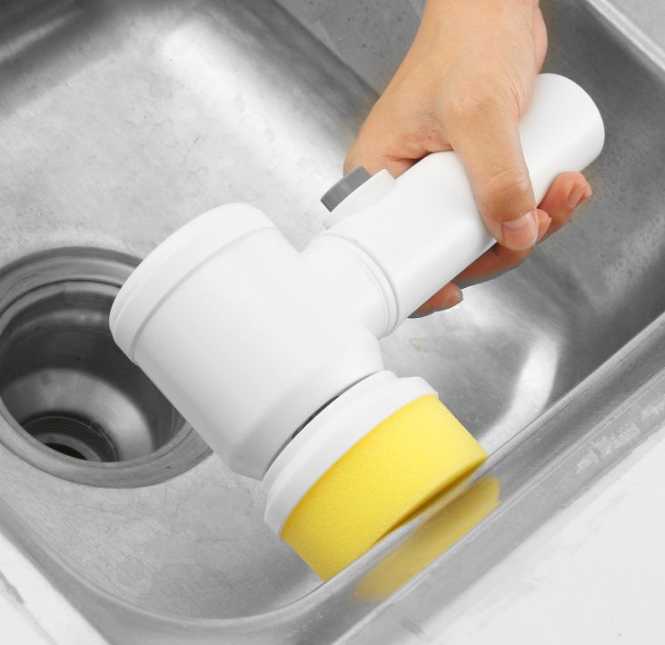 Multifunctional cleaning brush 5-in-1 Polishing Dishwashing brush Shoes kitchen brush Bathroom electric cleaning brush