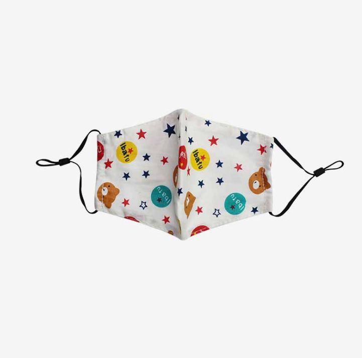 Cross-border special fashion new children's PM2.5 fashion cotton mask washable cotton mask Specification drawing