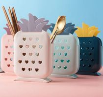 Household plastic chopsticks Container Creative kitchen Chopsticks Container Place chopsticks container Plastic chopsticks container Pineapple chopsticks case