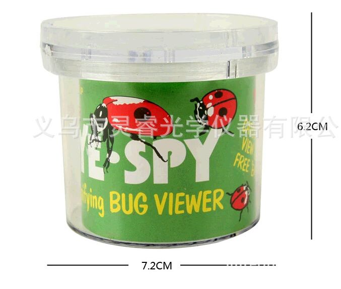 义乌好货 厂家直销儿童益智玩具手持式圆形昆虫观察镜低倍塑料放大镜-1004/23523产品图