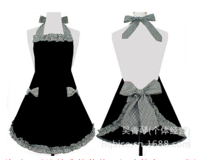 European And American Fashion Apron details Picture