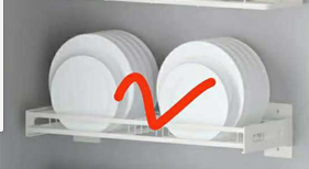 The plate rack full figure