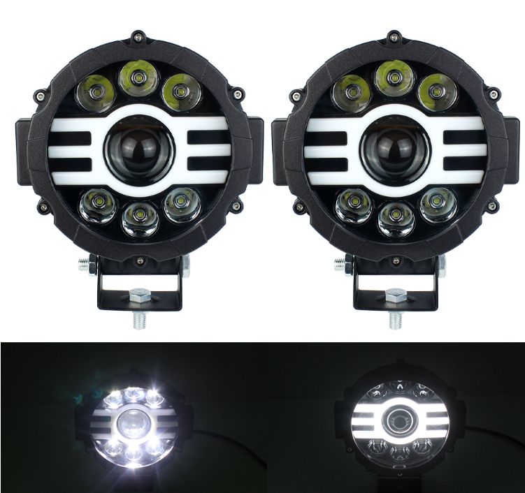 45W Wrangler LED working light with DRL spotlight LED strip 4x4 off-road ATV road street lamp accessories