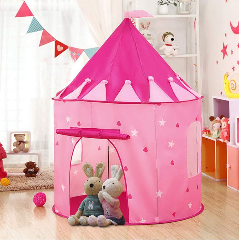 儿童帐篷游戏屋宝宝玩具屋室内户外公主城堡帐篷图