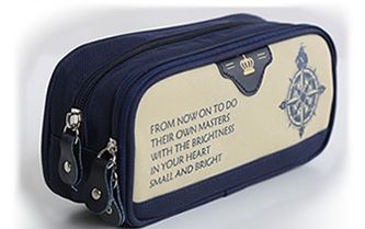 Pencil case Multi-functional pencil case for primary school students Large capacity junior high school students boys canvas pencil case school supplies 4