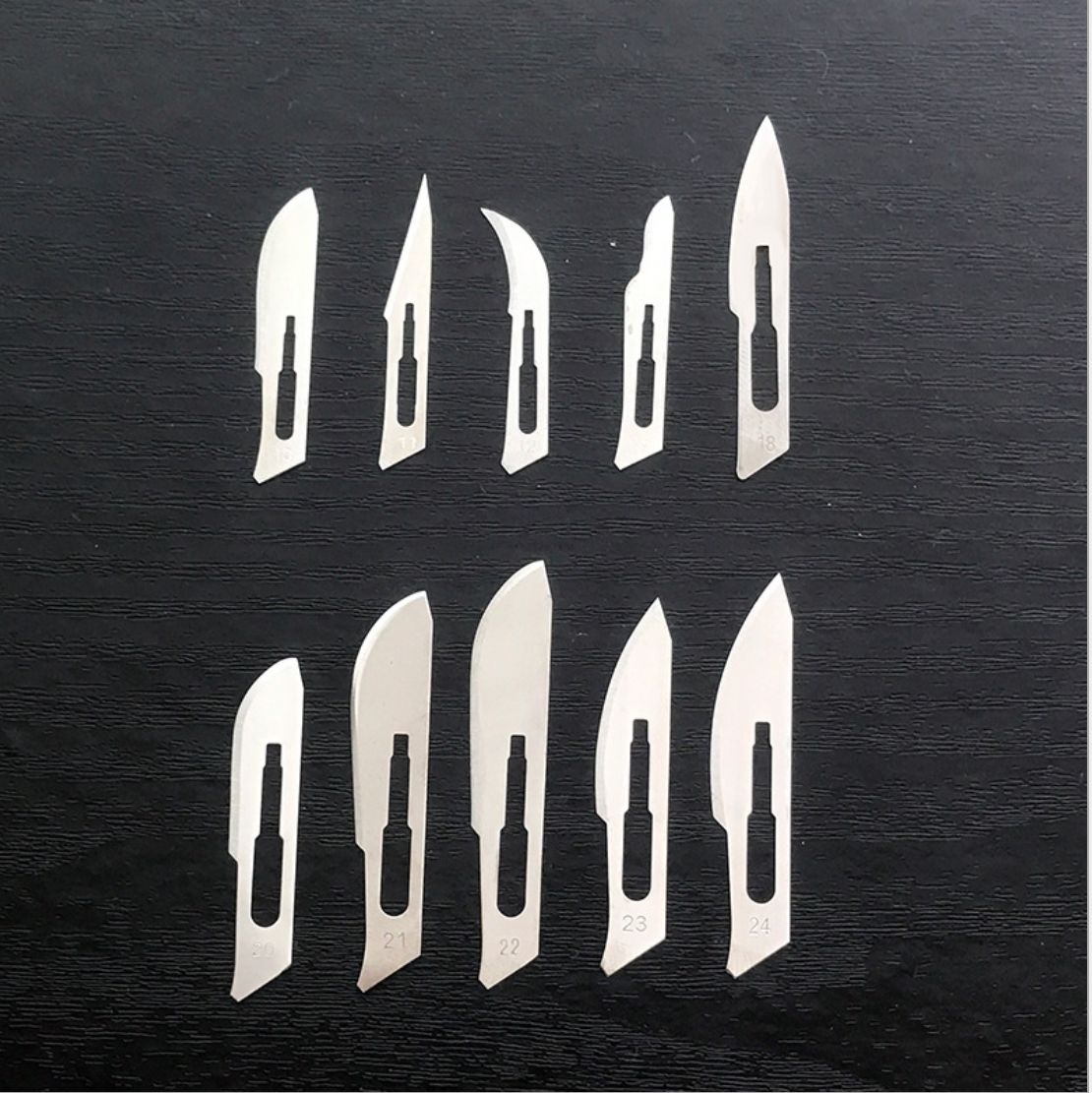 Blade medical operation Blade Handicraft blade short knife fittings carbon steel blade